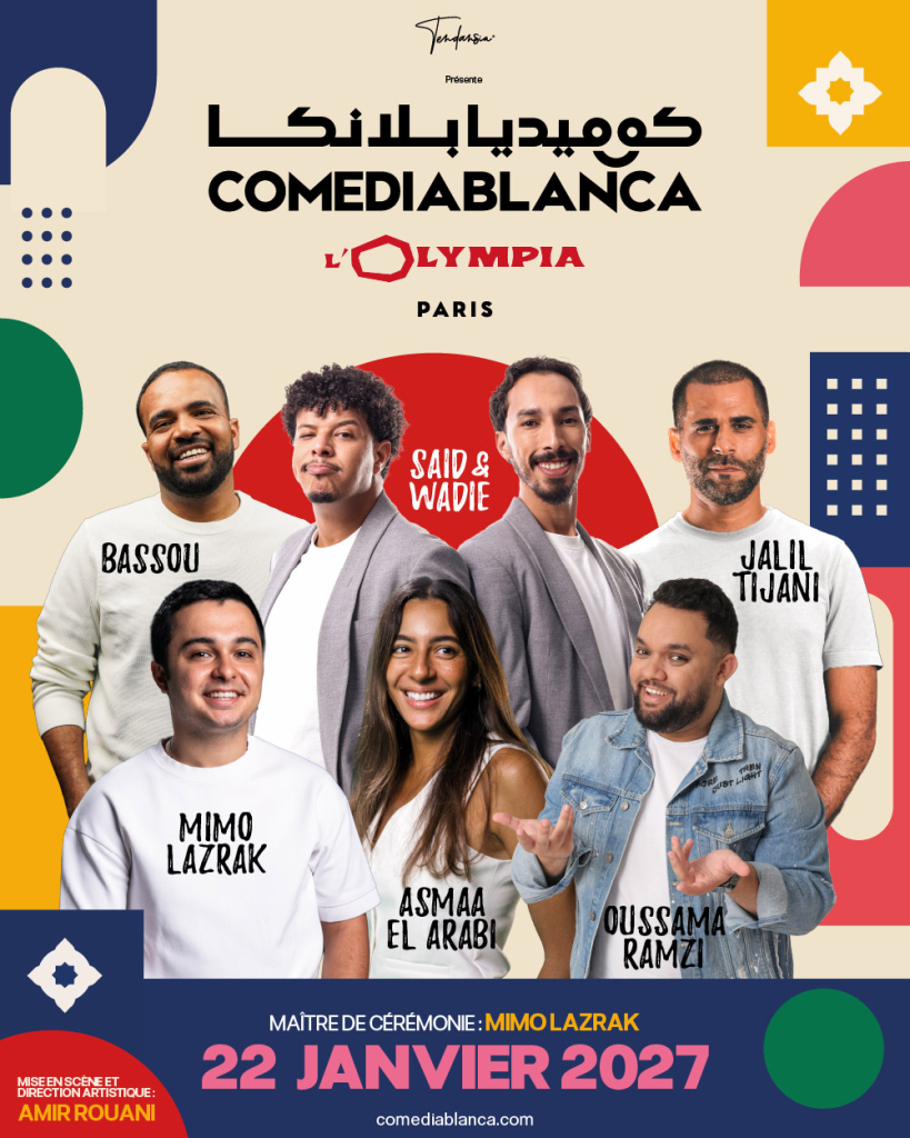 Affiche Comediablanca en concert à L'Olympia