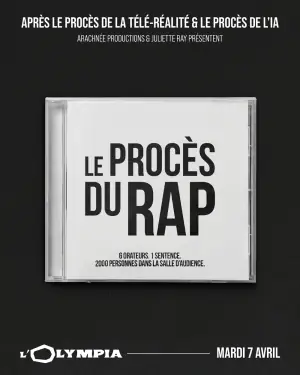 Le Procès Du Rap Affiche Concert Olympia Paris