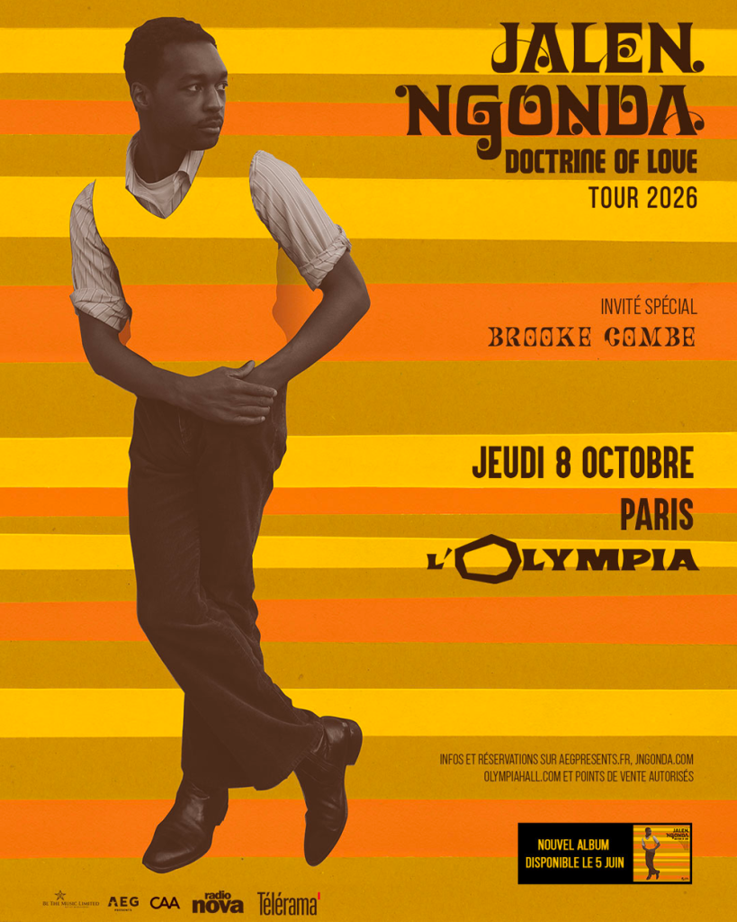 Affiche Jalen Ngonda en concert à L'Olympia