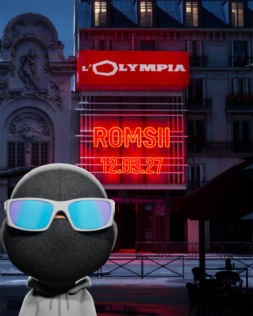 Affiche Romsii en concert à L'Olympia